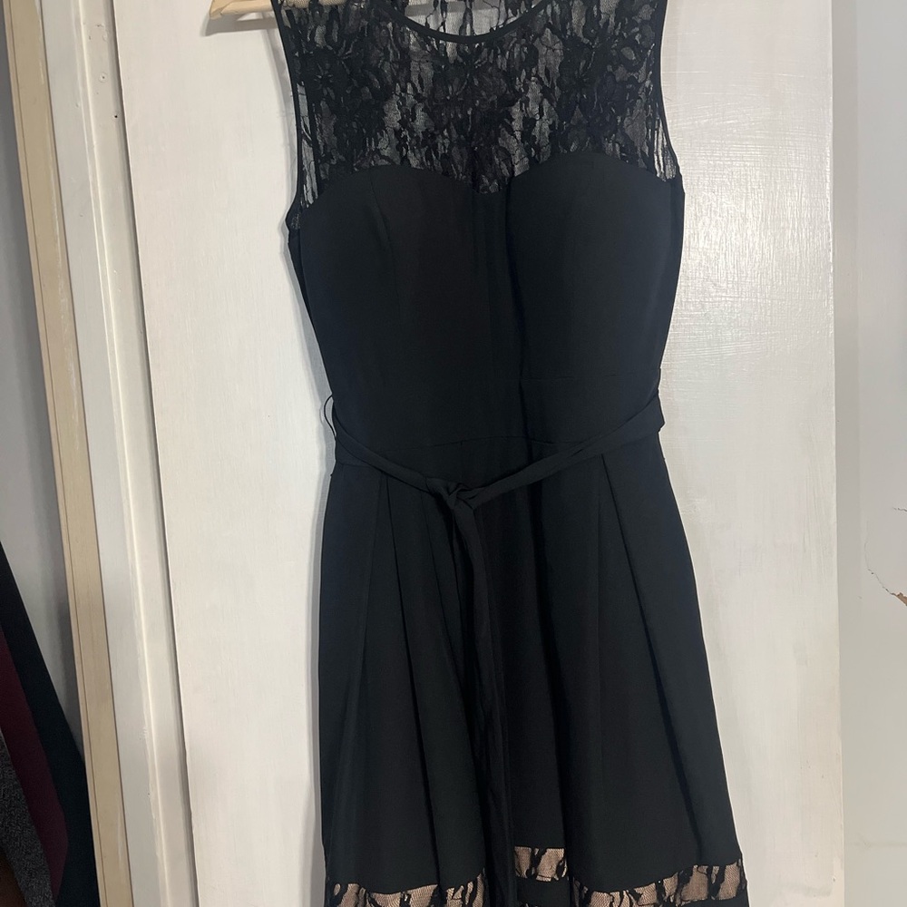 Guess Black Lace Mini Dress